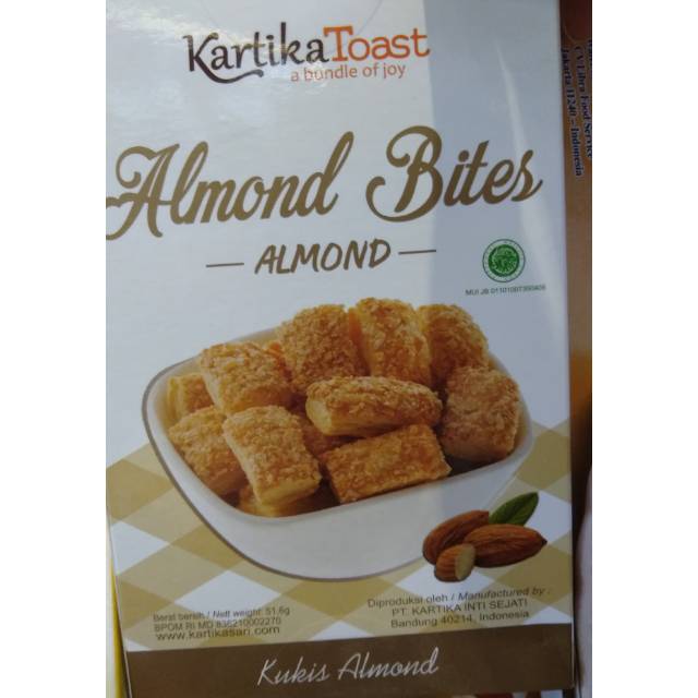 Jual Kartika Toast Almond Bites 51 6g Indonesia Shopee Indonesia