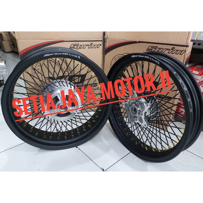 Paketan Velg Yamaha Xsr Tromol Jari Jari Velg