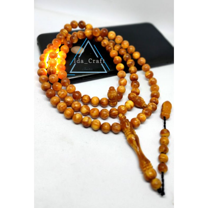 Jual Tasbih Kayu Pinus Asli Berkualitas Tasbih Muslim Butir