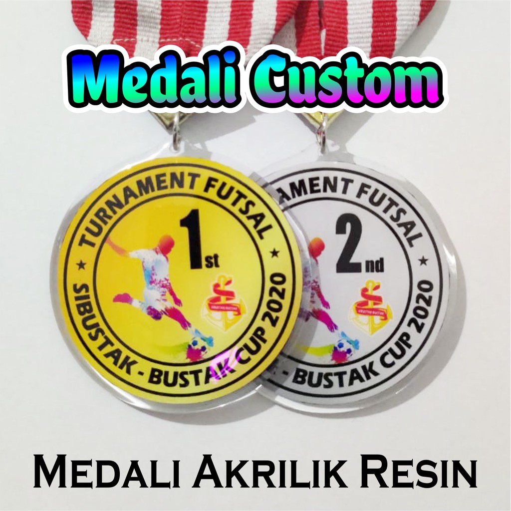 Jual Medali Mendali Akrilik Resin Custom Shopee Indonesia