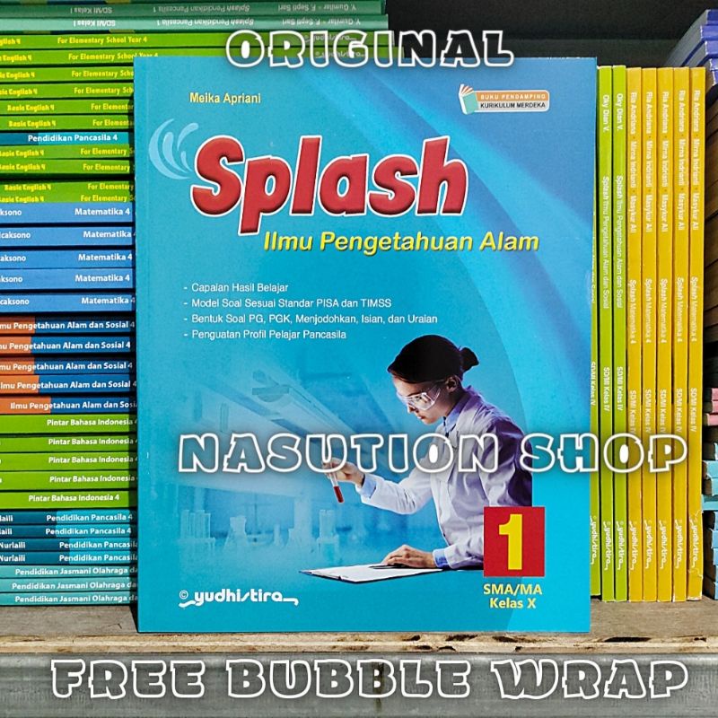 Jual Buku Splash Ipa Kelas X Sma Yudhistira Kurikulum Merdeka Buku Pendamping Ilmu