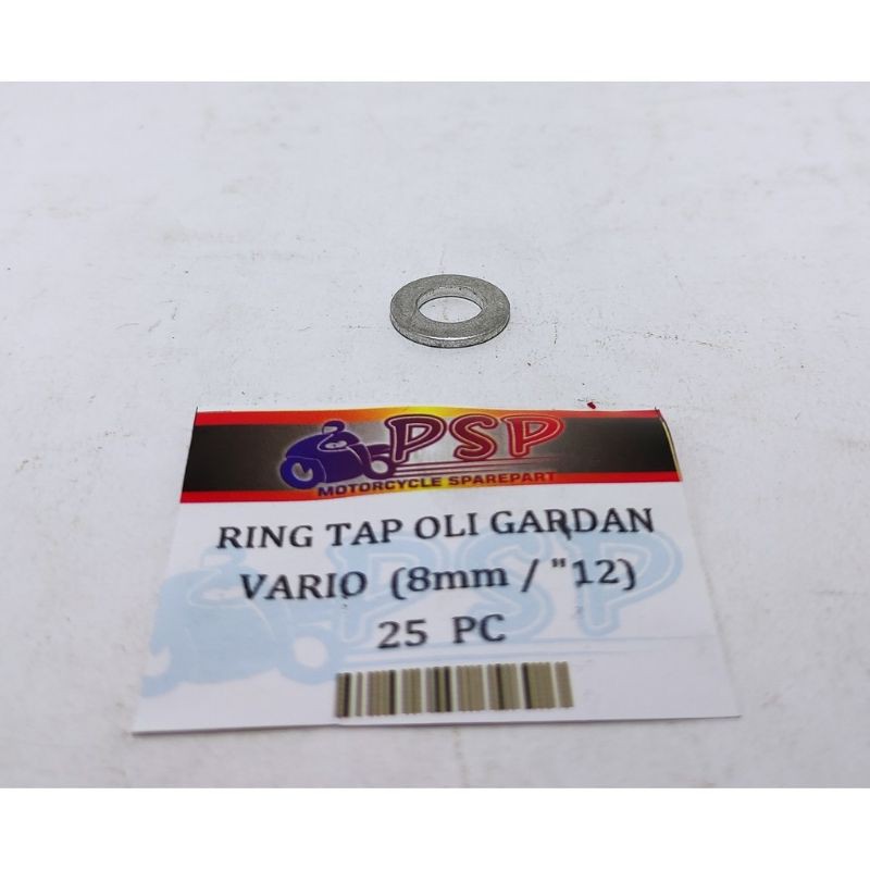 Jual Ring Tap Oli Gardan VARIO 8mm Reng Aluminium 12 BEAT VARIO