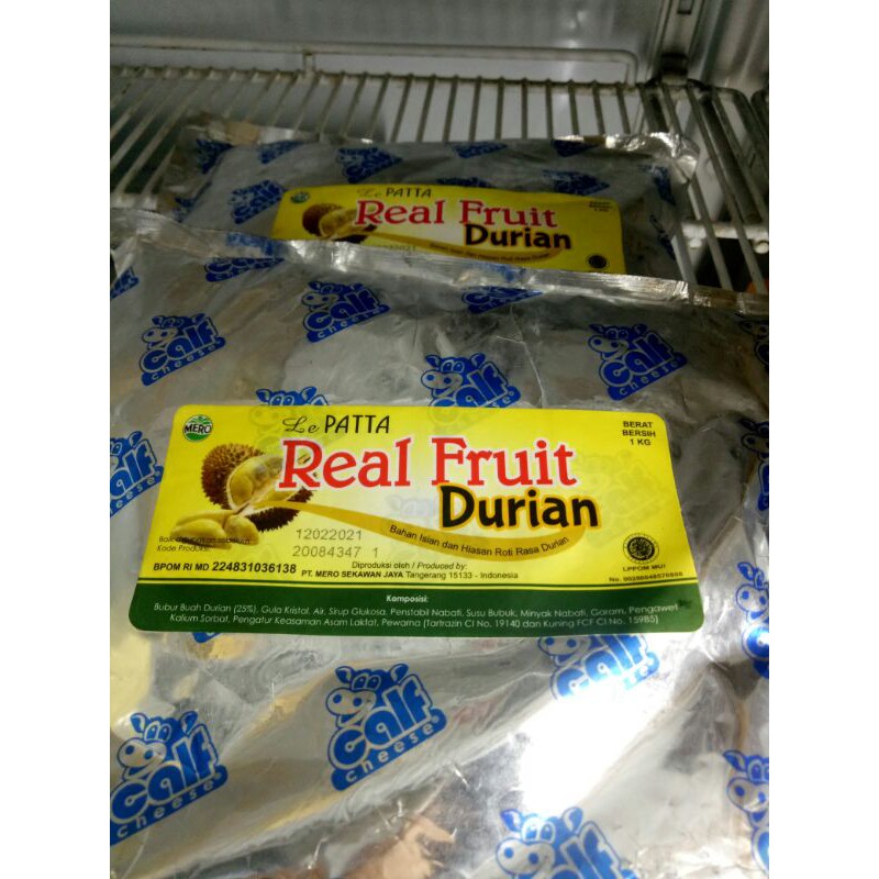 Jual Le Patta Real Fruit Durian 1kg Shopee Indonesia