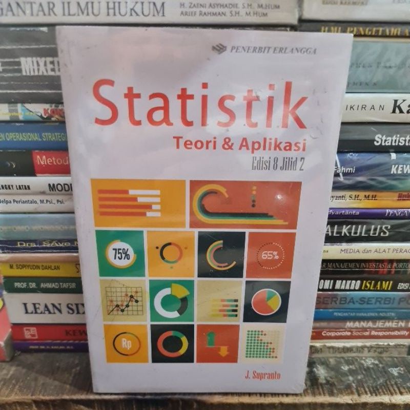 Jual Statistik Teori Dan Aplikasi Jilid Edisi By J Supranto