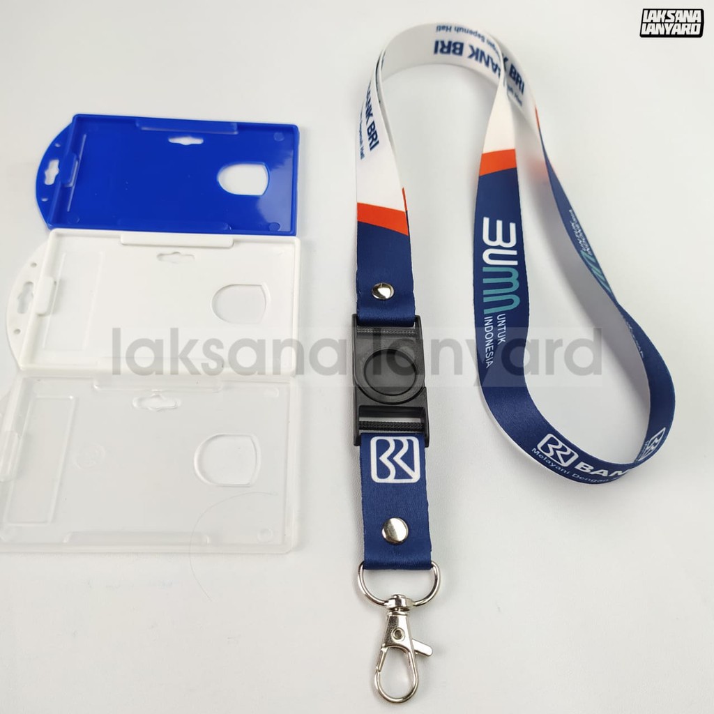 Jual Lanyard Tali Id Card Bri Bumn Printing Shopee Indonesia