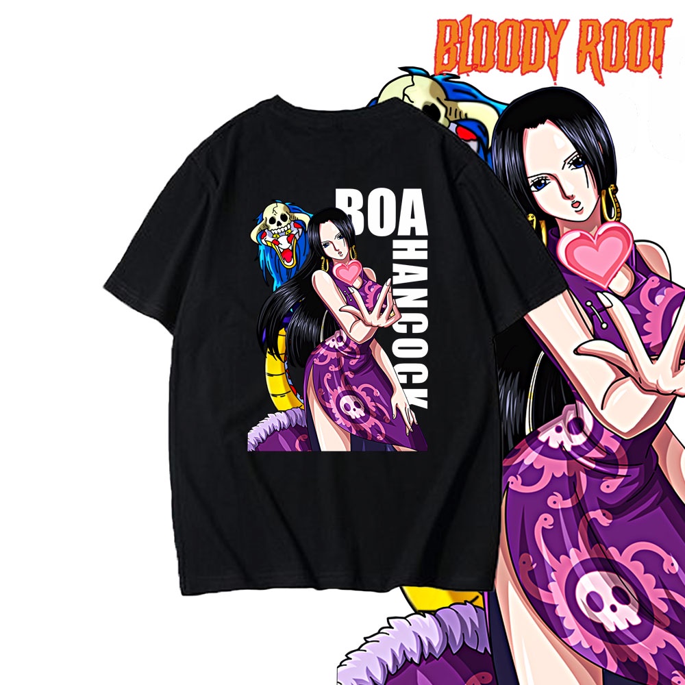 Jual Kaos One Piece Boa Hancock Hitam T Shirt Onepiece Hancock