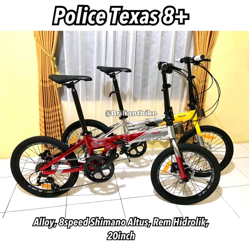 Jual Sepeda Lipat Police Texas Shopee Indonesia