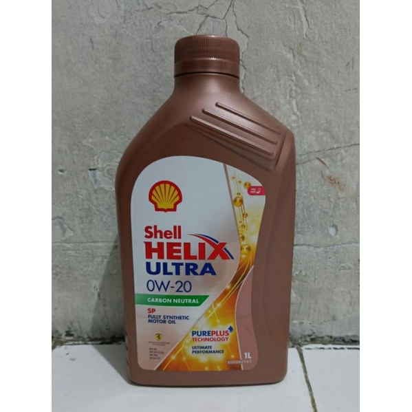 Jual SHELL HELIX ULTRA 0W 20 CARBON NEUTRAL 100 ORIGINAL 1 LITER