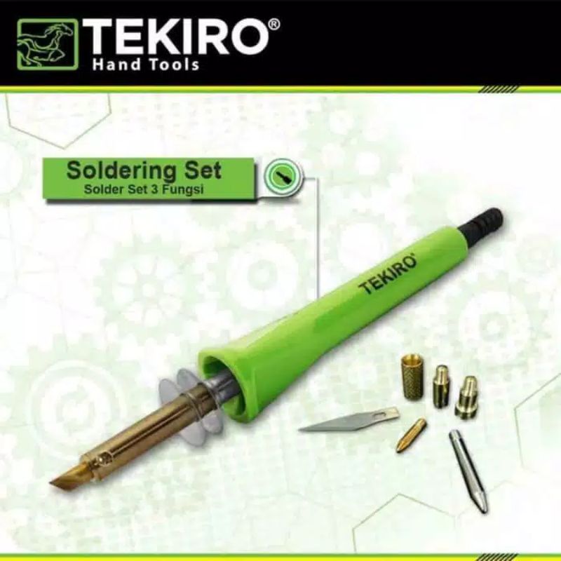 Jual SOLDER SET 3 FUNGSI 30 WATT TEKIRO SOLDER MULTIFUNGSI 30 W