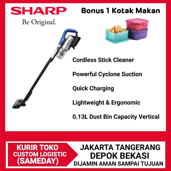 Jual SHARP Cordless Stick Vacuum Cleaner EC A1RA A Shopee Indonesia