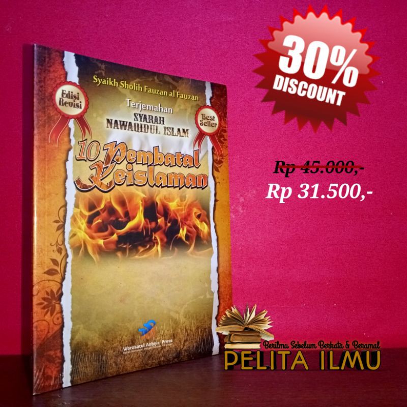 Jual Buku Terjemahan Syarah Nawaqidhul Islam Pembatal Keislaman