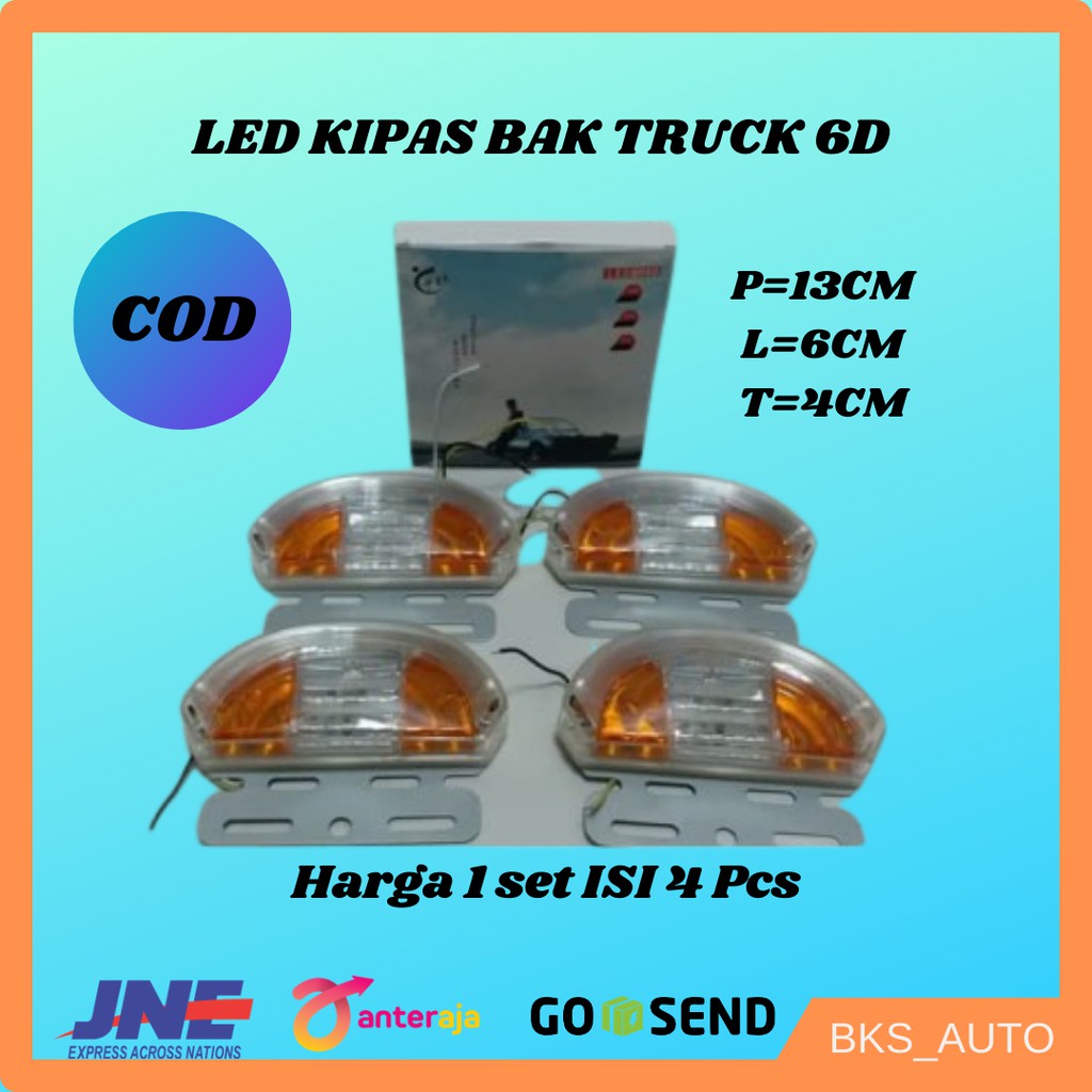 Jual Lampu Variasi Led Side Mobil Truk Led Kipas Bak Truck D Volt