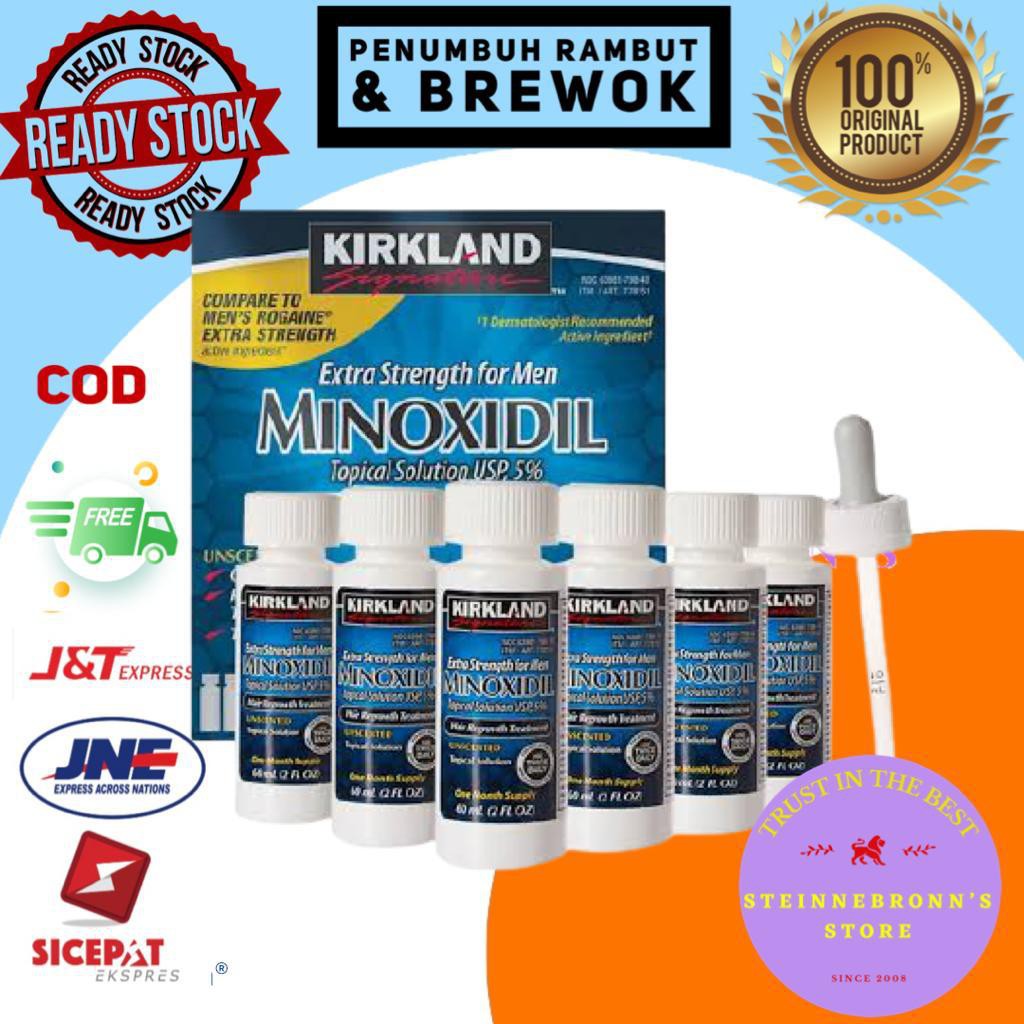 Minoxidil Kirkland Original Costco Kotak Botol Shopee Indonesia