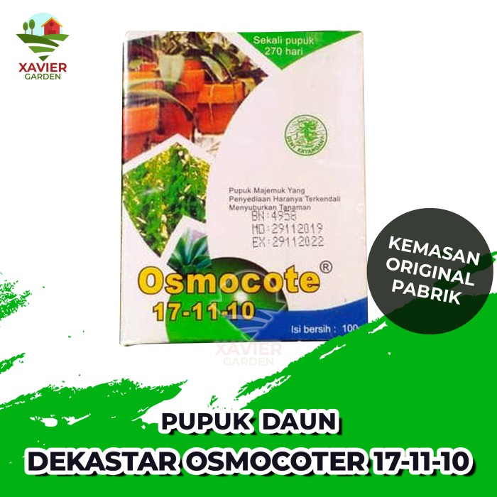 Jual PUPUK DAUN DEKASTAR 17 11 10 Osmocote 100gr Shopee Indonesia