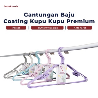 Jual INDOKURNIA Hanger Gantungan Baju Kawat Warna Shopee Indonesia