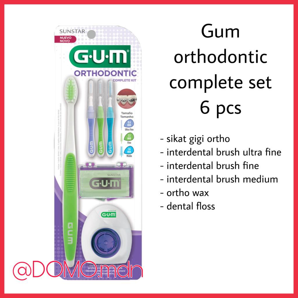 Jual Gum Sikat Gigi Behel Lengkap Orthodontics Complete Set Wax Dental