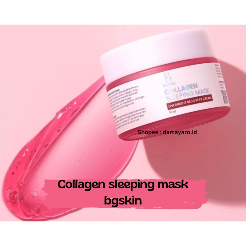 Jual COLLAGEN SLEEPING MASK BG SKIN REDJELLY BG SKIN COLLGEN MASK