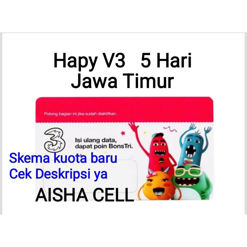 Jual Voucher Tri Happy Gb Hari V New Jawa Timur Shopee Indonesia