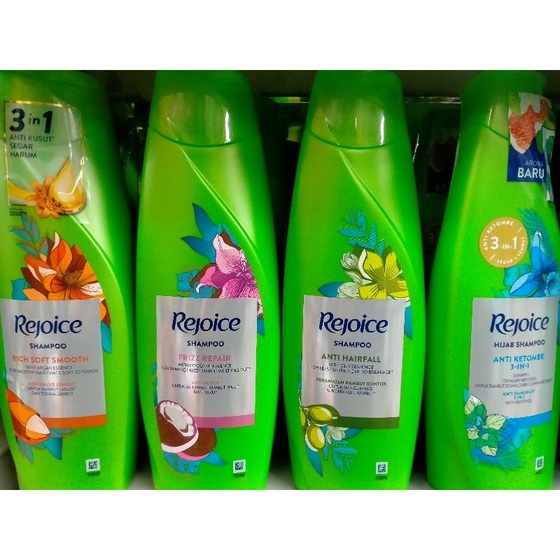 Jual Rejoice Shampo 340 ML Rich Frizz Repair Anti Hairfall Anti