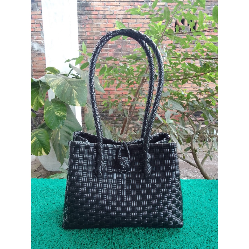 Jual Tas Anyaman Jali Tas Anyaman Plastik Tas Wanita Totebag Tas