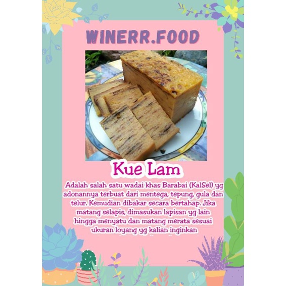 Jual Kue Lam Asli Khas Barabai Kalsel Shopee Indonesia