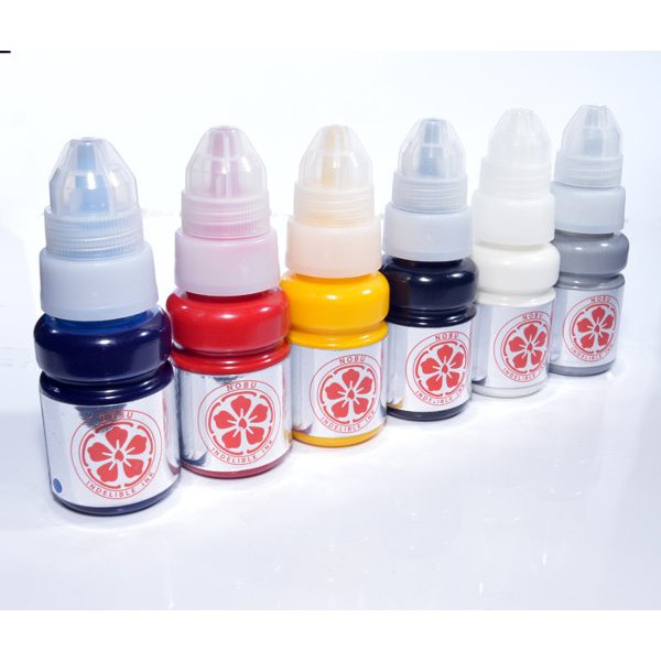 Jual Tinta Stempel Permanen Plastik Foil Aluminium Kemasan Nobu Ink