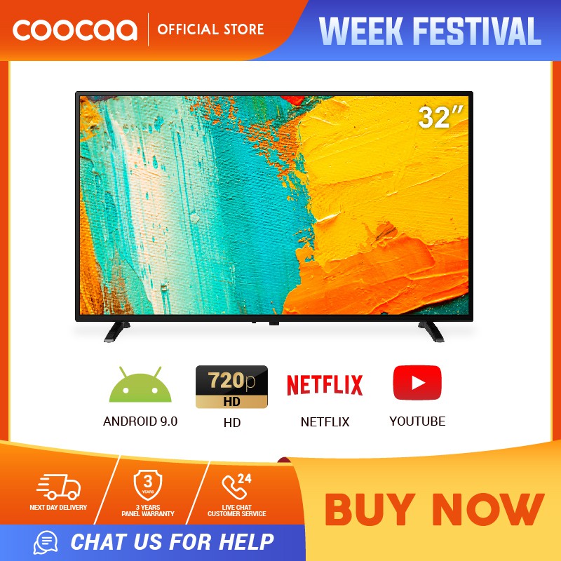 Coocaa Digital Tv Led Inch Android Panel Hd Youtube