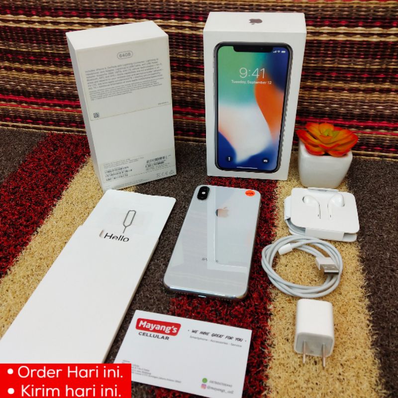 Jual Iphone X Gb Second Original Fullset Shopee Indonesia