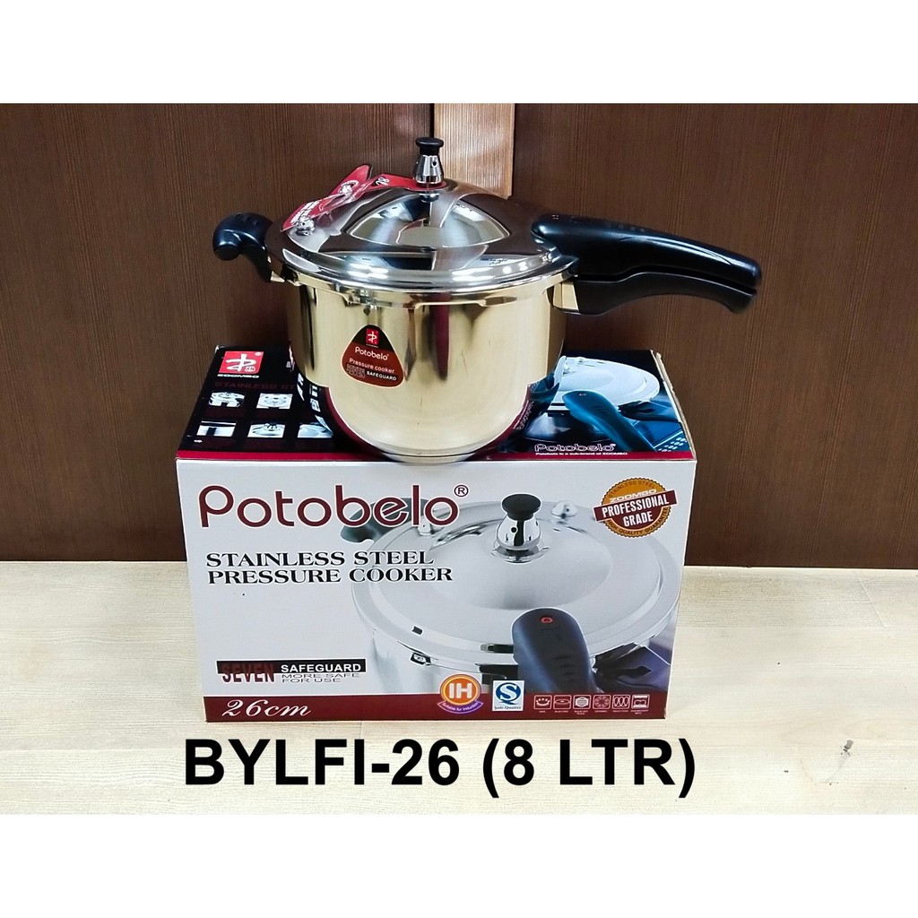 Jual Panci Presto Potobelo 8 Liter Pressure Cooker 26 Cm BYLFI