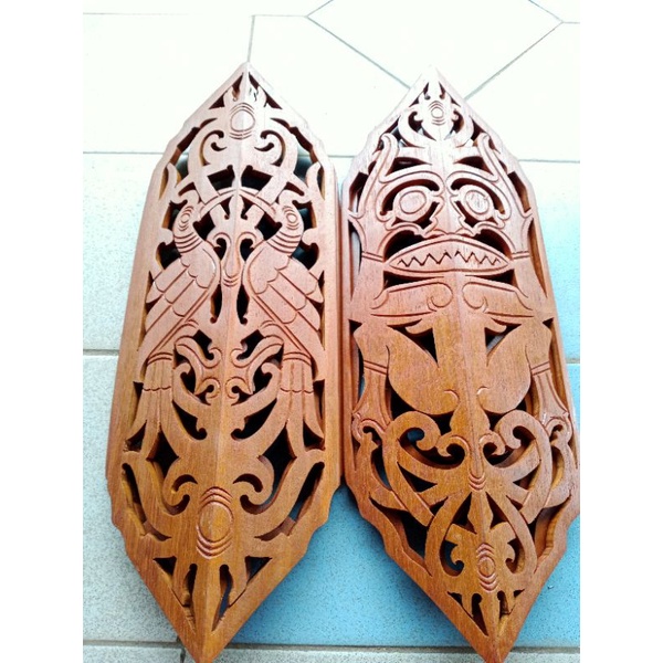 Jual Tameng Khas Dayak Kalimantan Shopee Indonesia