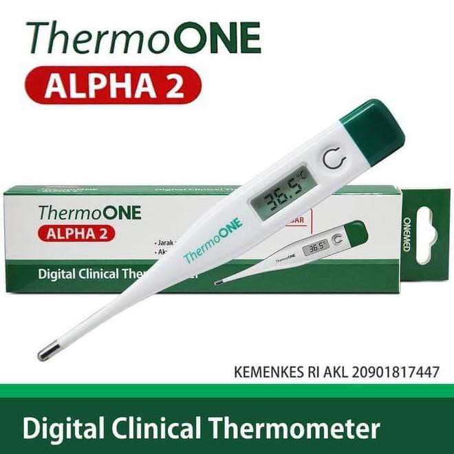 Jual Digital Thermometer Alpha 2 Onemed Shopee Indonesia