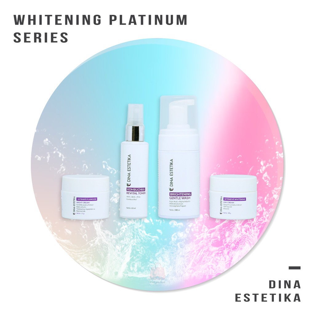 Jual Perawatan Kecantikan Wajah Whitening Platinum Series Dina Estetika