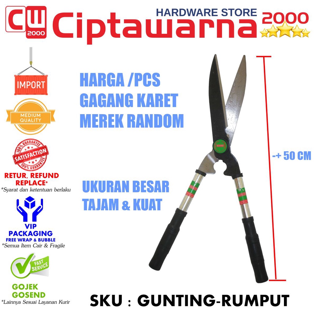 Jual Gunting Rumput Kebun Taman Dahan Gunting Rumput Besar Shopee