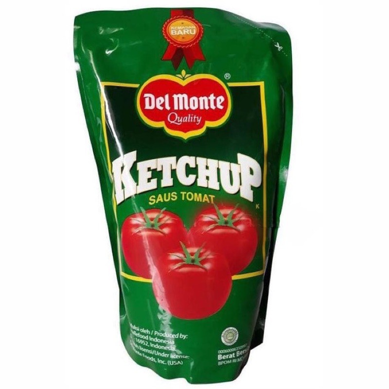 Jual Del Monte Ketchup Saus Tomat 1kg Shopee Indonesia