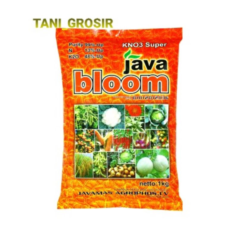 Jual Java Bloom KNO3 Super Kemasan 1 Kg CV Javamas Agrophos Shopee