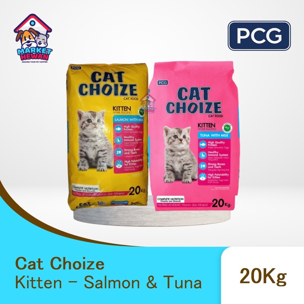 Jual Cat Choize Kitten Tuna Salmon 20 Kg Shopee Indonesia