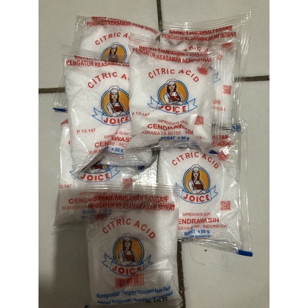 Jual Citric Acid Garam Asam Citrun Shopee Indonesia