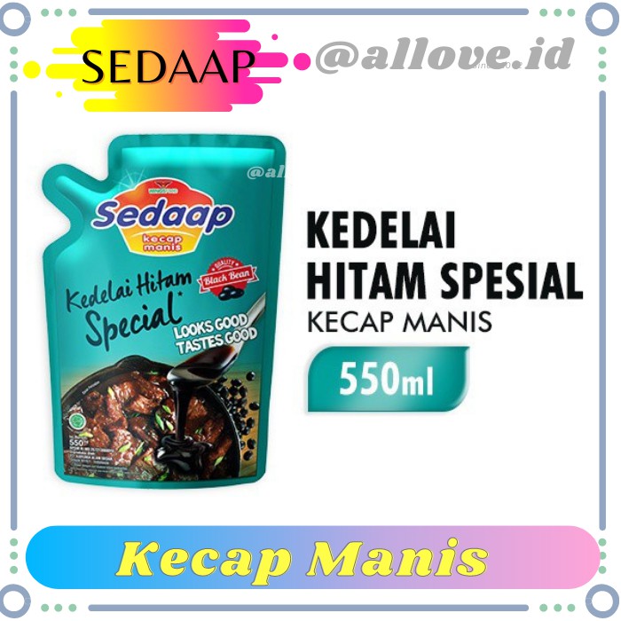 Jual Kecap Manis Sedaap Kedelai Hitam Spesial Pouch Ml Shopee