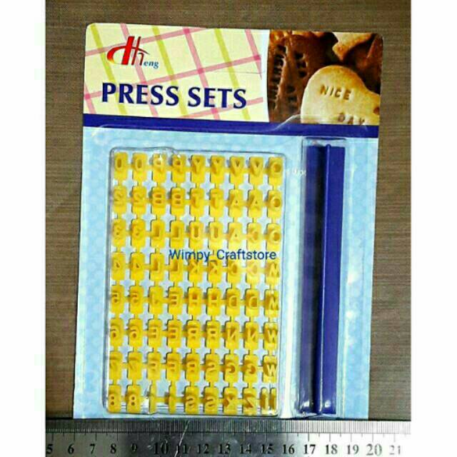 Jual Cetakan Huruf Cetakan Alphabet Cetakan Clay Stamp Symbol Stamping