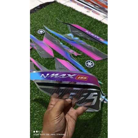 Jual Striping Sticker Nmax Old New 155 List Motif Rainbow Transparan