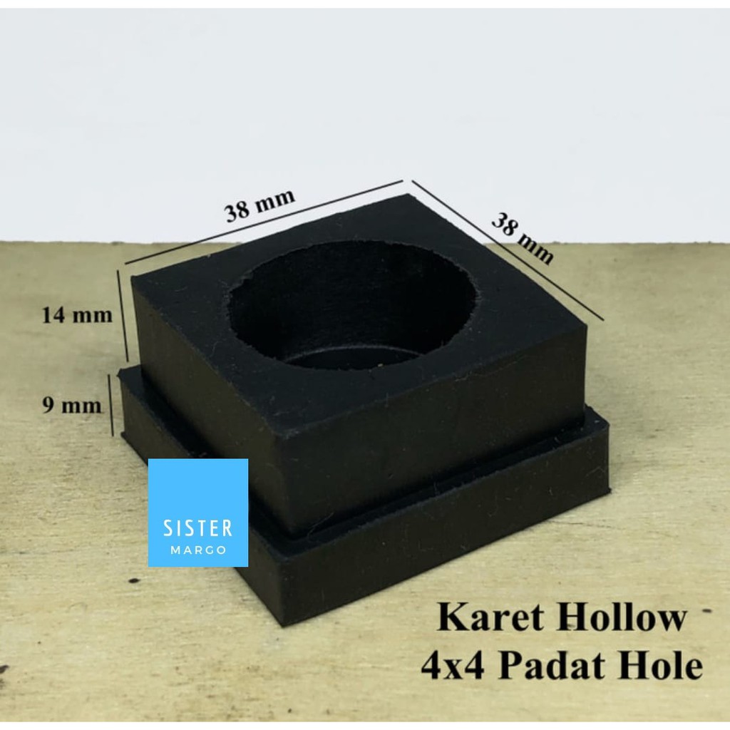 Jual Karet Kaki Besi Kotak Kursi Meja Hollow Holo X Padat Hole