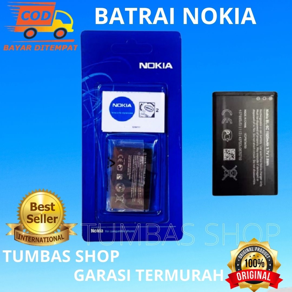 Jual Batera HP I Nokia BL 5C PAKING HITAM BATRAI HP NOKIA JADUL