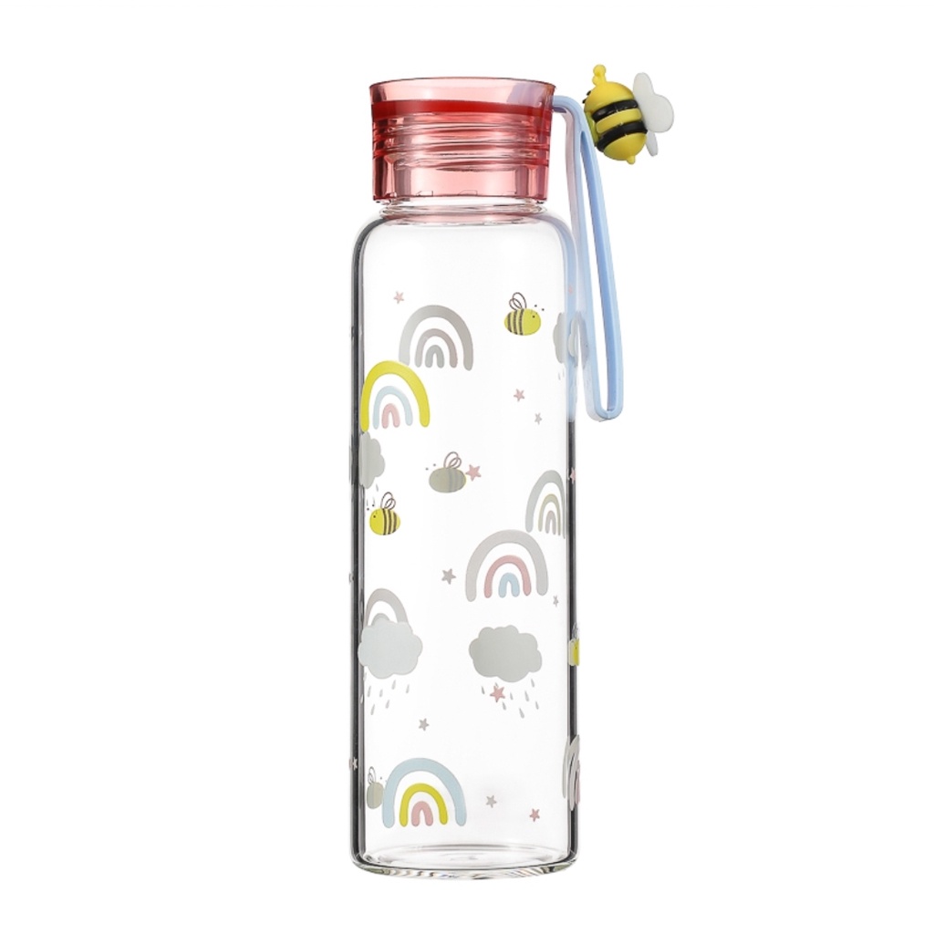 Jual Miniso Official Bee Borosilicate Glass Bottle Ml Botol Minum