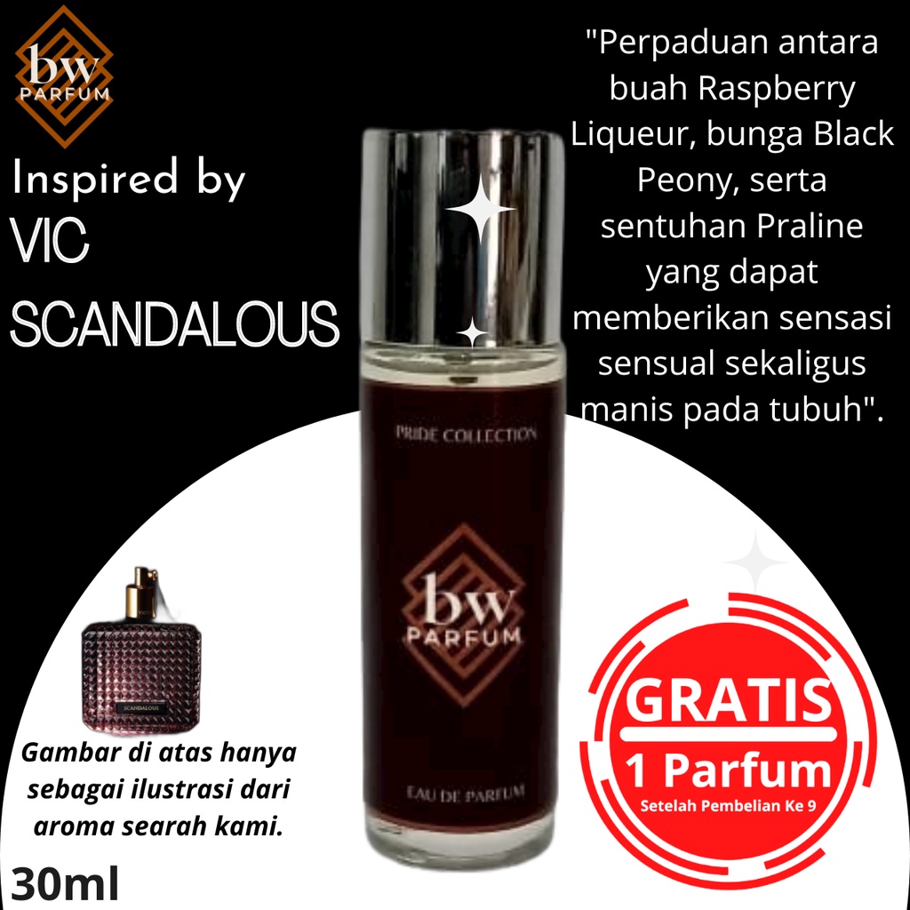 Jual Parfum WANITA Inspired By VS SCANDALOUS Aroma Mewah Segar BW