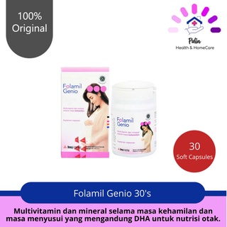 Jual Ibu Hamil Folamil Genio 30 Kapsul Suplemen Vitamin Ibu Hamil