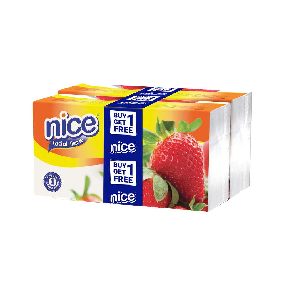 Nice Facial Soft Pack 200 S Buy 1 Get 1 Free Shopee Indonesia