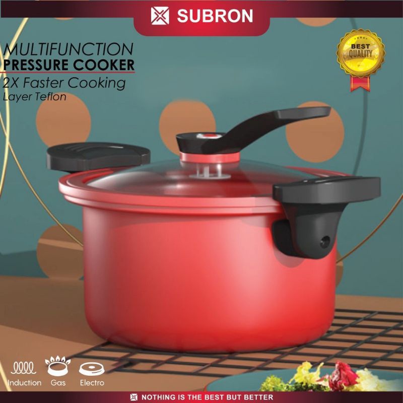 Jual Subron Panci Presto Teflon Pressure Cooker Pot Totipotent