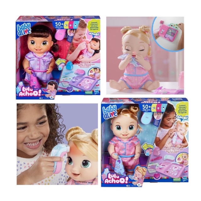 Jual Baby Alive Lulu Achoo Brown Blonde Hair Playing Doctor Shopee