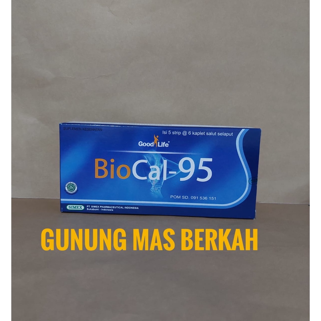 Jual BIO CAL BIOCAL 95 Bio Cal 95 Kaplet Memelihara Kesehatan Tulang