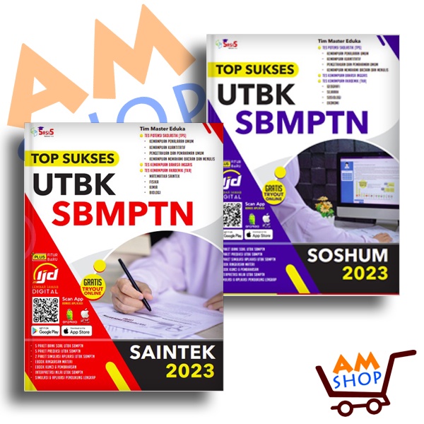 Jual Buku Utbk Terbaru Top Sukses Utbk Sbmptn Tps Dan Saintek